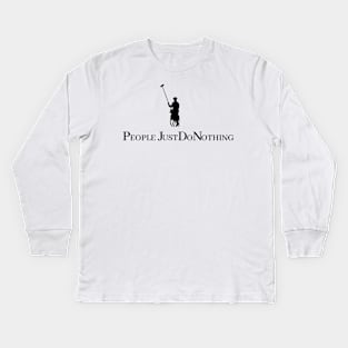 The Black of People Kids Long Sleeve T-Shirt